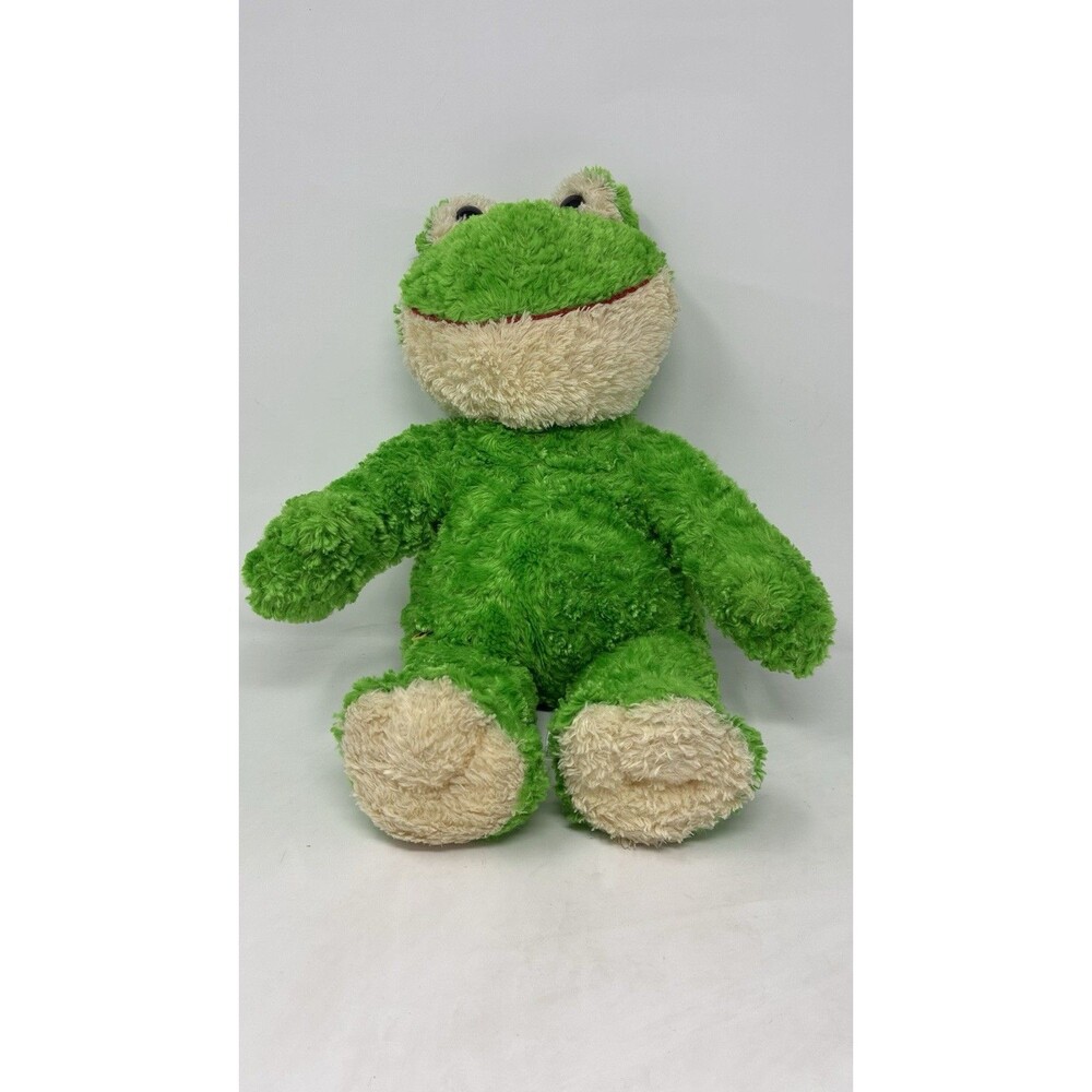 BABW Build a Bear Workshop Green FRIENDLY FROG 18" Plush Stuffed Toy Vintage